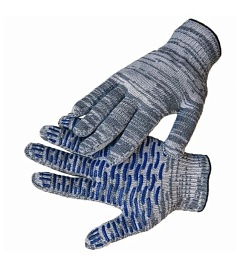 Перчатки плотные х/б с ПВХ ( 10 класс, 6-ти нитка) купить в Красноярске по низкой цене Перчатки плотные х/б с ПВХ ( 10 класс, 6-ти нитка) купить в Красноярске по низкой цене