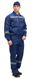 Костюм мужской летний ЛЕГИОН темно-синий (куртка+полукомбинезон) купить в Красноярске по низкой цене Костюм мужской летний ЛЕГИОН темно-синий (куртка+полукомбинезон) купить в Красноярске по низкой цене
