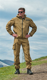 Костюм мужской летний ПОЛЕВОЙ облегченный хаки (куртка+брюки) купить в Красноярске по низкой цене