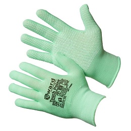 Перчатки GWARD TOUCH ТОЧКА (Touch Point) 8 нейлоновые с микроточечным покрытием P3001 купить в Красноярске по низкой цене