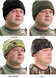 Шапка флисовая 4х клинка купить в Красноярске по низкой цене