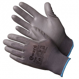Перчатки Gward PU1001 Gray нейлоновые серого цвета с полиуретановым покрытием  купить в Красноярске по низкой цене