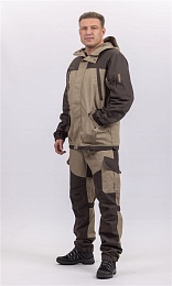 Костюм мужской демисезонный ГОРКА ЛЮКС КАНВАС св.коричневый, т.коричневый купить в Красноярске по низкой цене Костюм мужской демисезонный ГОРКА ЛЮКС КАНВАС св.коричневый, т.коричневый купить в Красноярске по низкой цене