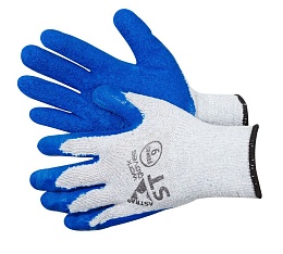 Перчатки GWARD ASTRA ST ХБ с текстурированным латексным покрытием L1006 купить в Красноярске по низкой цене