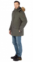 Куртка мужская зимняя РУТФОРД хаки купить в Красноярске по низкой цене