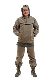 Костюм мужской летний  противоэнцефалитный КЛЕЩ СТОП NEW СОП, хаки (куртка+брюки) купить в Красноярске по низкой цене