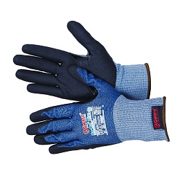 Перчатки Gward No-Cut Hiro из HPPE- нити со стекловолокном с нитрильно-полиуретановым покрытием No-Cut 15MFF купить в Красноярске по низкой цене