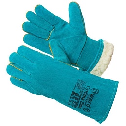 Краги Gward Optima Zima из спилка зеленого цвета XY253 купить в Красноярске по низкой цене Краги Gward Optima Zima из спилка зеленого цвета XY253 купить в Красноярске по низкой цене