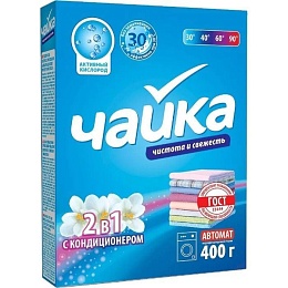 Порошок СМС ЧАЙКА 400г автомат 2в1 универсал с кондиционером /5233 купить в Красноярске по низкой цене Порошок СМС ЧАЙКА 400г автомат 2в1 универсал с кондиционером /5233 купить в Красноярске по низкой цене