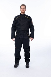 Комбинезон летний сварщика 2 класса БРОДЕКС FS 58-02, черный купить в Красноярске по низкой цене