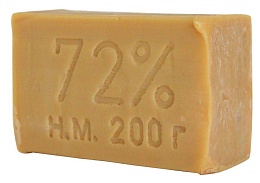 Мыло хозяйственное 72%, 200гр без упаковки купить в Красноярске по низкой цене